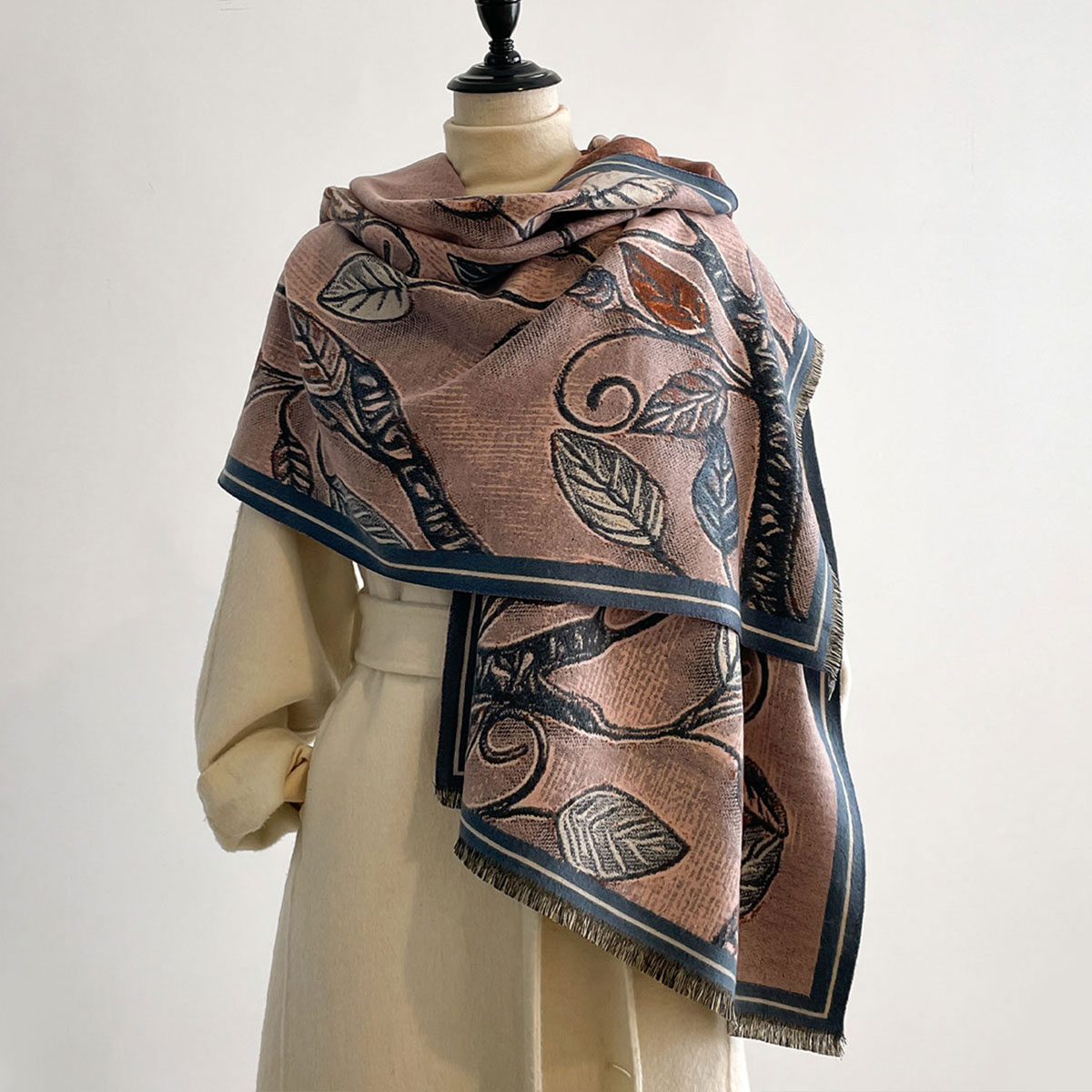Luxury Winter Scarf Women Soft - Cashmere Pashmina Wrap incelemesi ve fiyatı