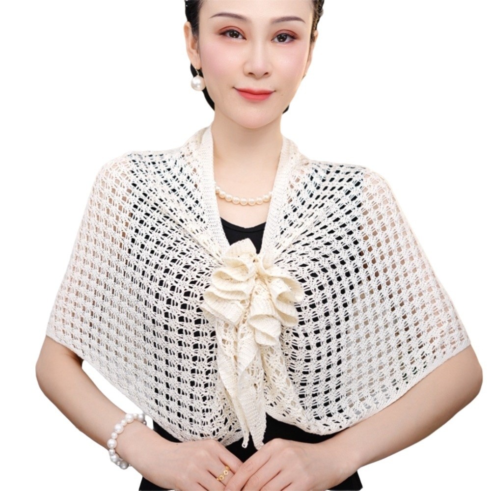 Sparkly Design Hollow Out Card - Shawl Wrap Winter incelemesi ve fiyatı