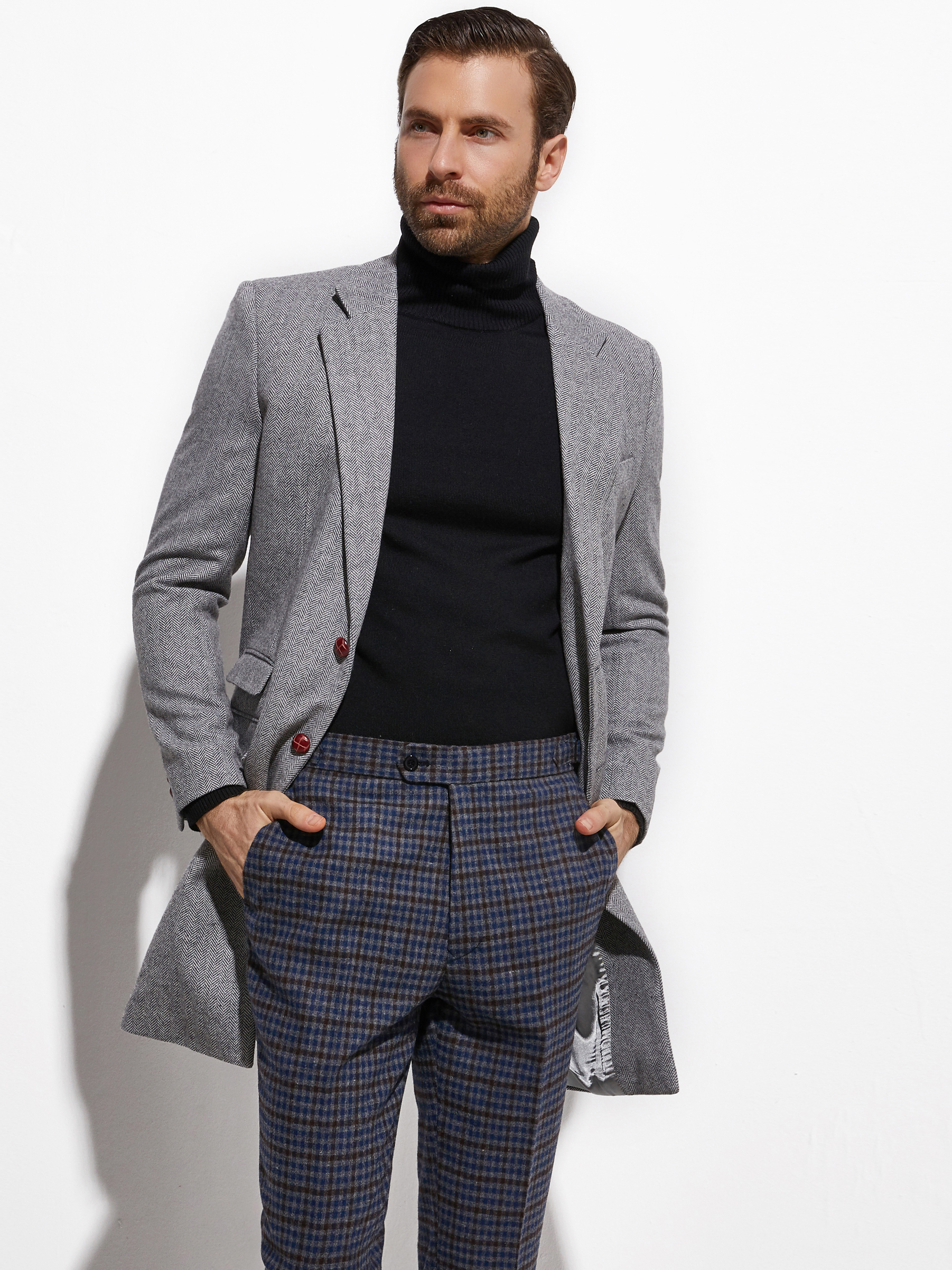 2026 Medium Length Spring Autu - Wool Coat Peacoat incelemesi ve fiyatı