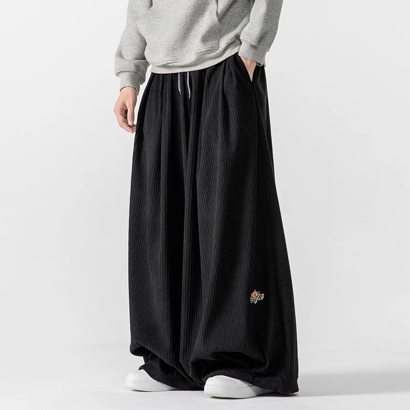 Men Corduroy Wide Leg Pants Me - Corduroy Pant Warm incelemesi ve fiyatı