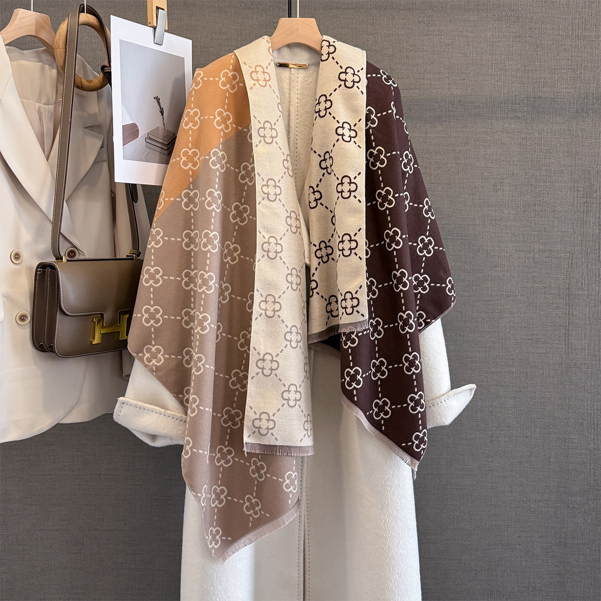 Autumn Winter Warm Cashmere Sc - Cashmere Pashmina Wrap incelemesi ve fiyatı