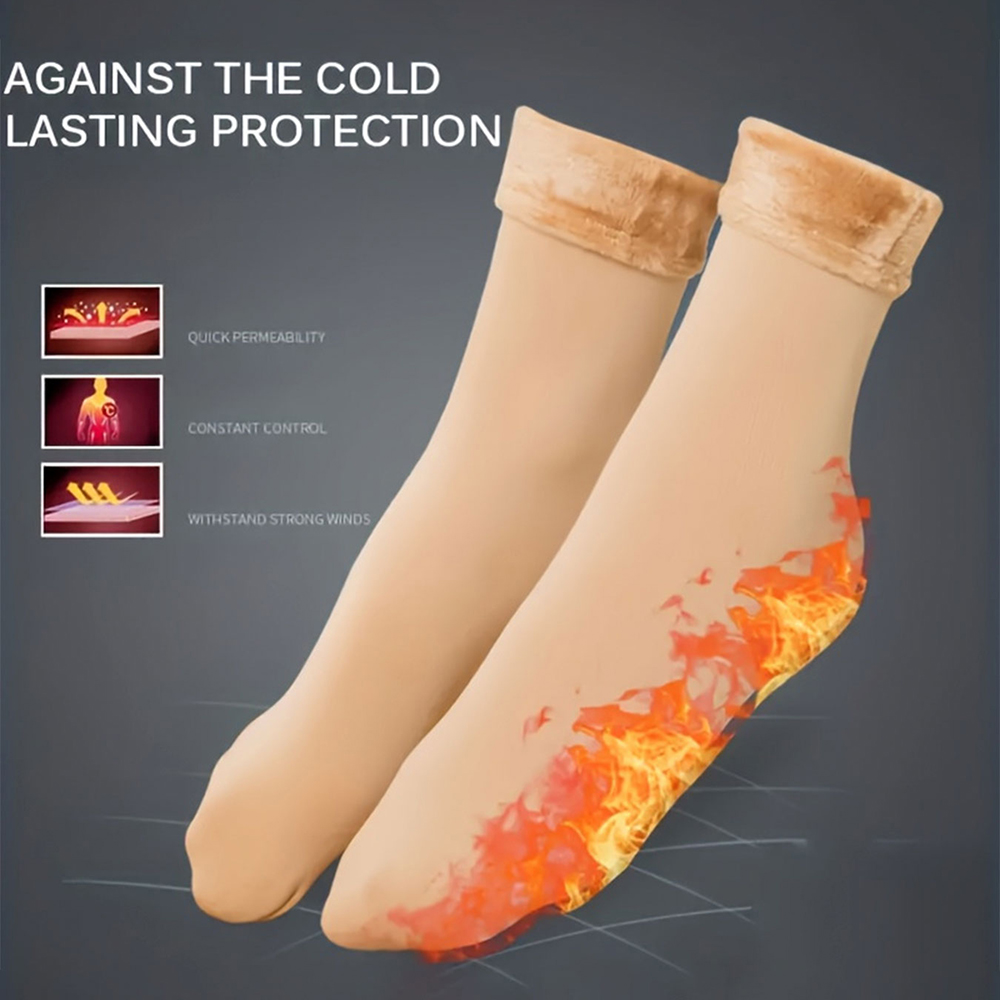 2/4 Pairs Winter Warm Thicken  - Thermal Sock Wool incelemesi ve fiyatı