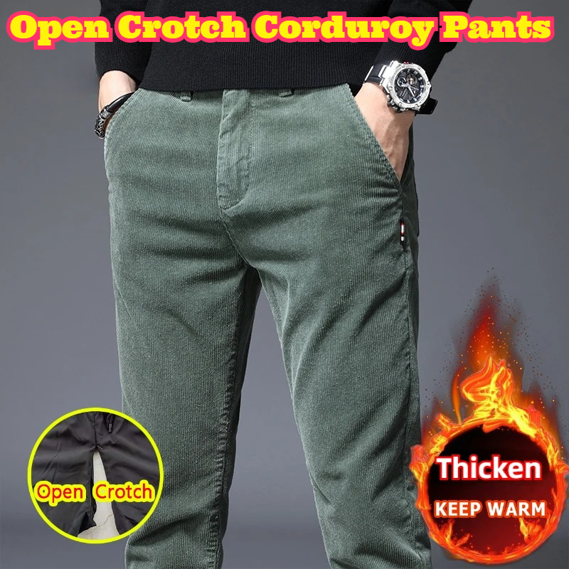 Open Crotch Men Fall Winter Fl - Corduroy Pant Warm incelemesi ve fiyatı