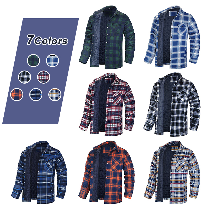 Winter Plaid Shirts For Mens T - Flannel Shirt Lined incelemesi ve fiyatı
