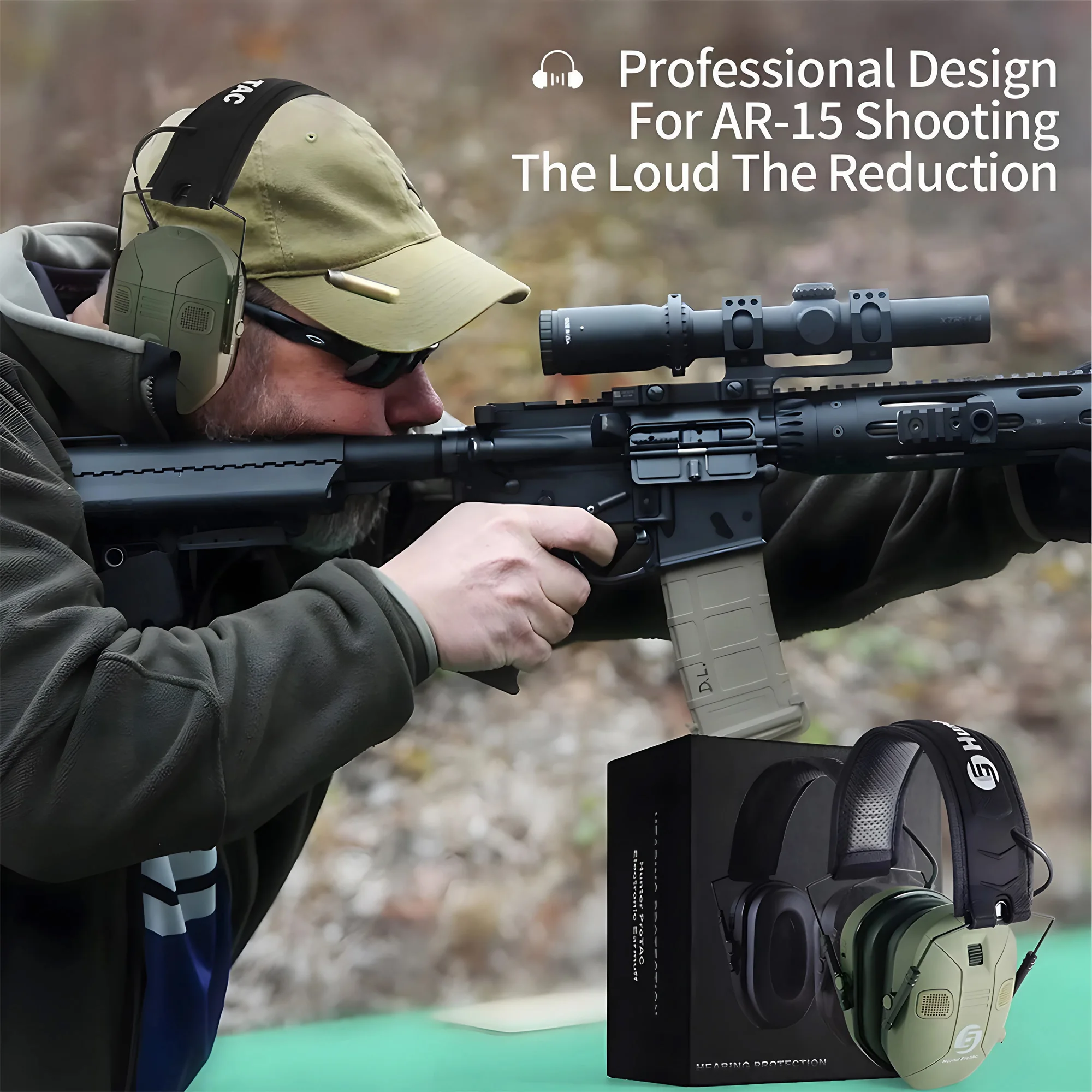 Foldable Tactical Hearing Prot - Earmuffs Foldable incelemesi ve fiyatı