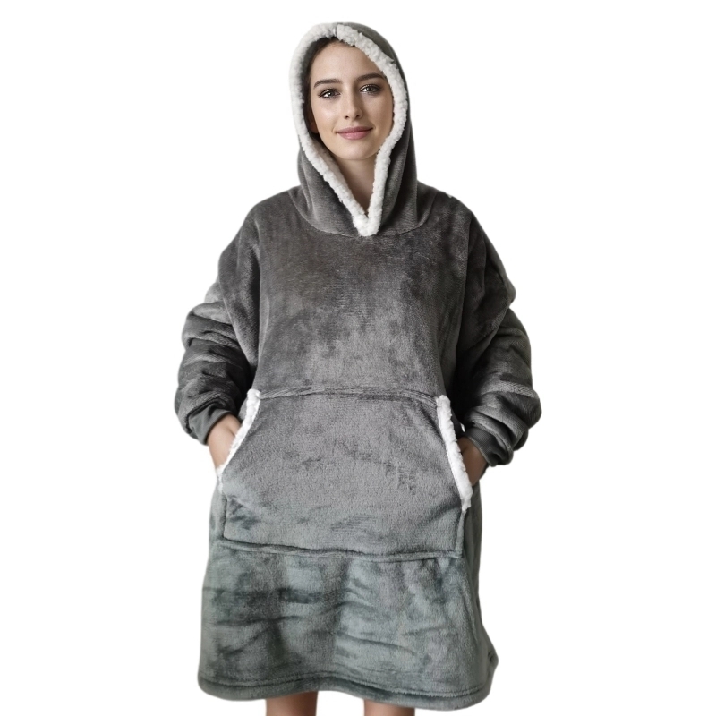 Wearable Adult Super Soft Flan - Sherpa Hoodie Fleece incelemesi ve fiyatı