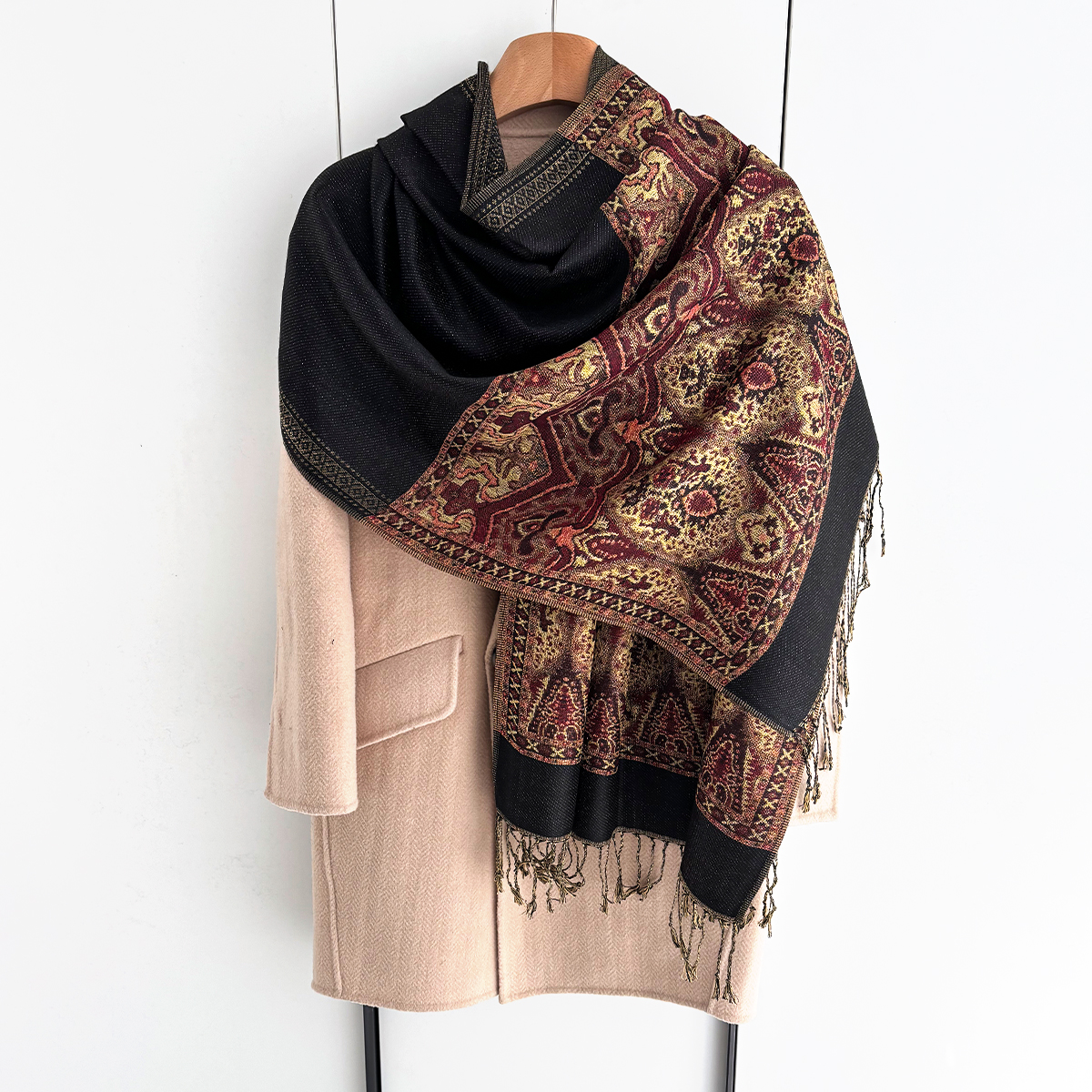 Luxury Scarf For Women Autumn  - Cashmere Pashmina Wrap incelemesi ve fiyatı