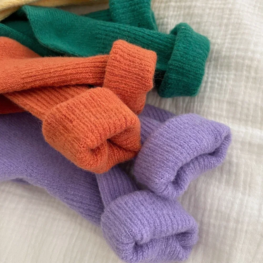 Solid Color Women Winter Thick - Thermal Sock Wool incelemesi ve fiyatı