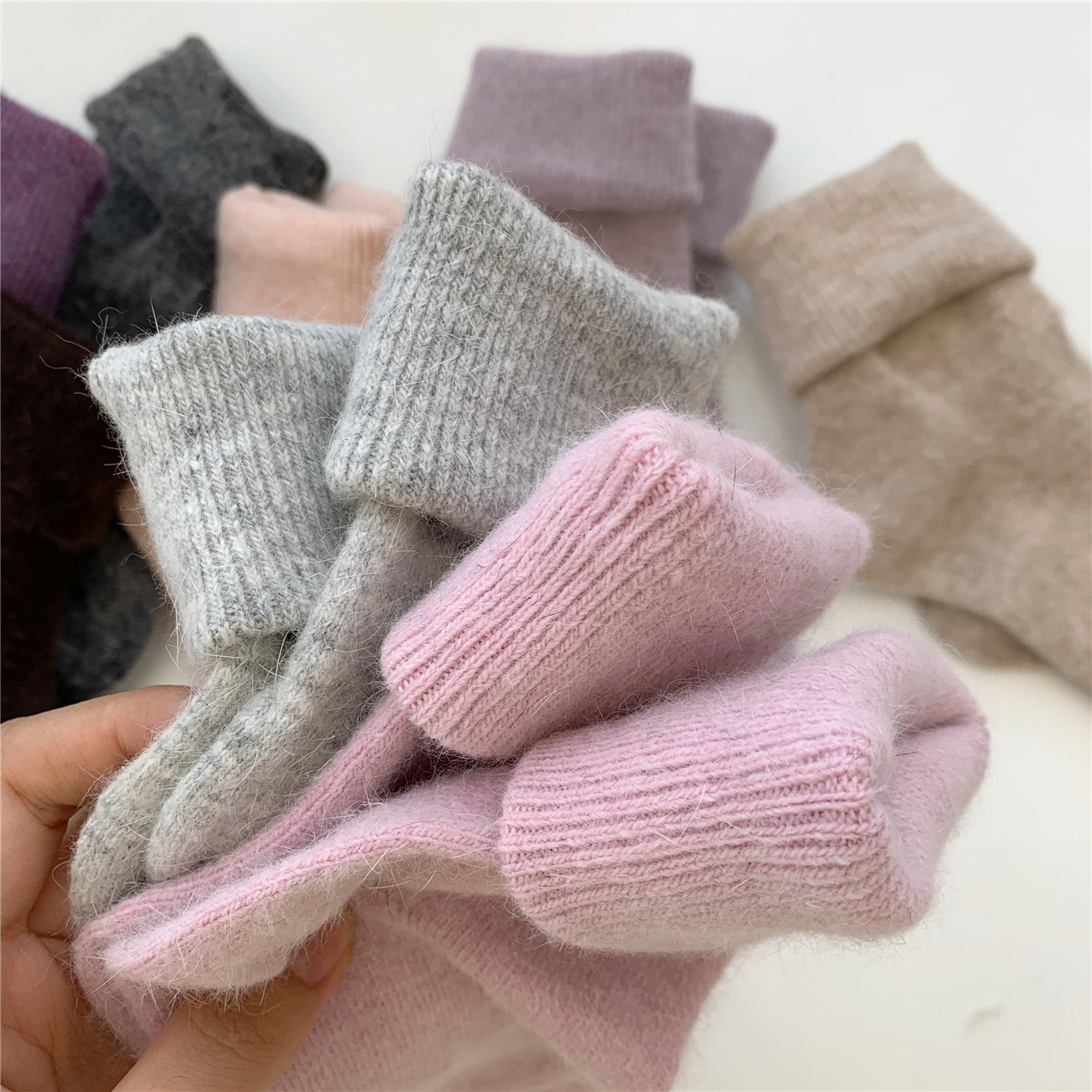 Rabbit Hair Winter Woman Socks - Thermal Sock Wool incelemesi ve fiyatı