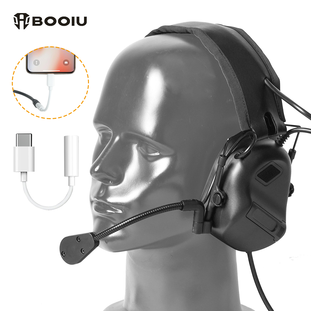 BOOIU Tactical Electronic Shoo - Earmuffs Foldable incelemesi ve fiyatı
