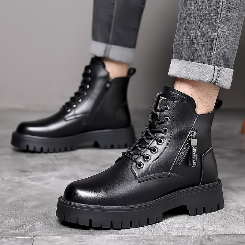 Men Classic Genuine Leather Bo - Waterproof Winter Boot incelemesi ve fiyatı