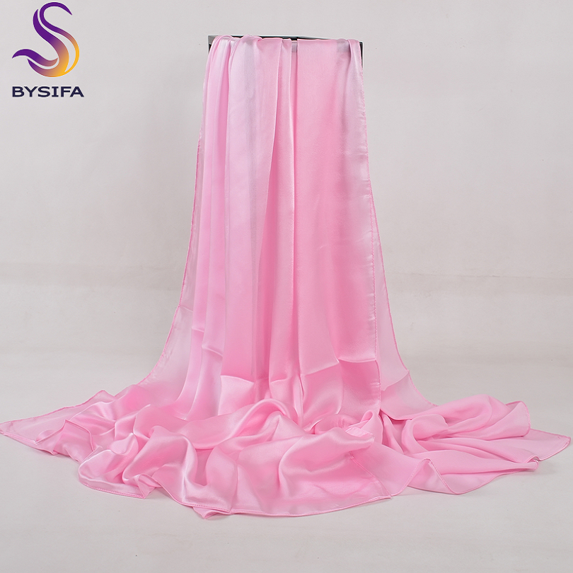 [BYSIFA] Solid Color Silk Scar - Shawl Wrap Winter incelemesi ve fiyatı