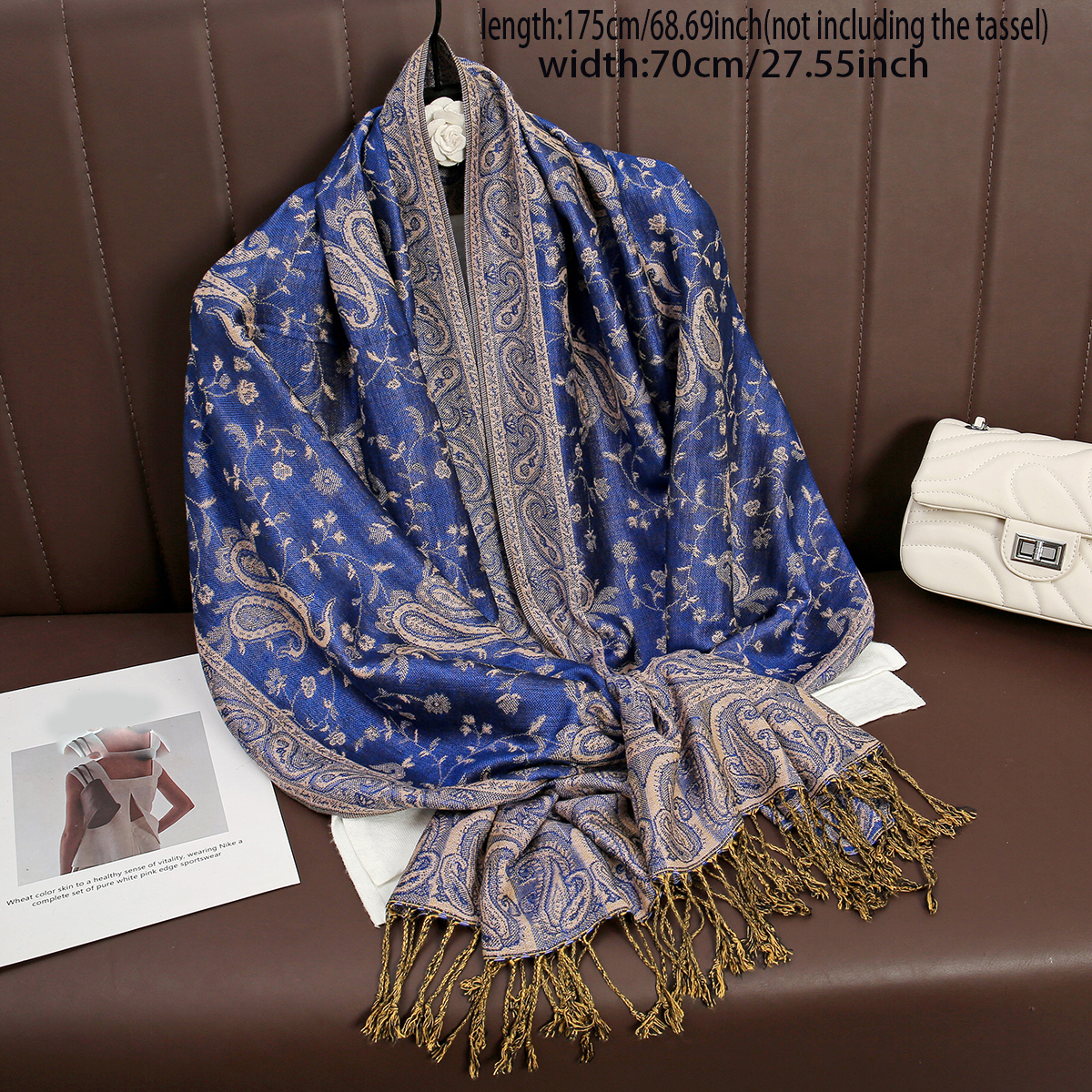 Luxury Brand Autumn Cashmere P - Cashmere Pashmina Wrap incelemesi ve fiyatı