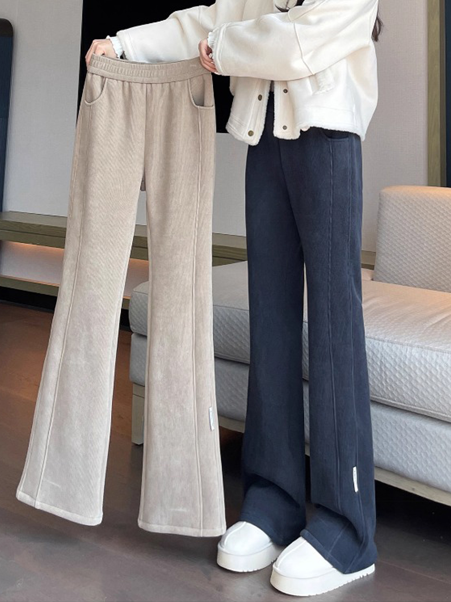 Lamb Velvet Thickened Women's  - Corduroy Pant Warm incelemesi ve fiyatı