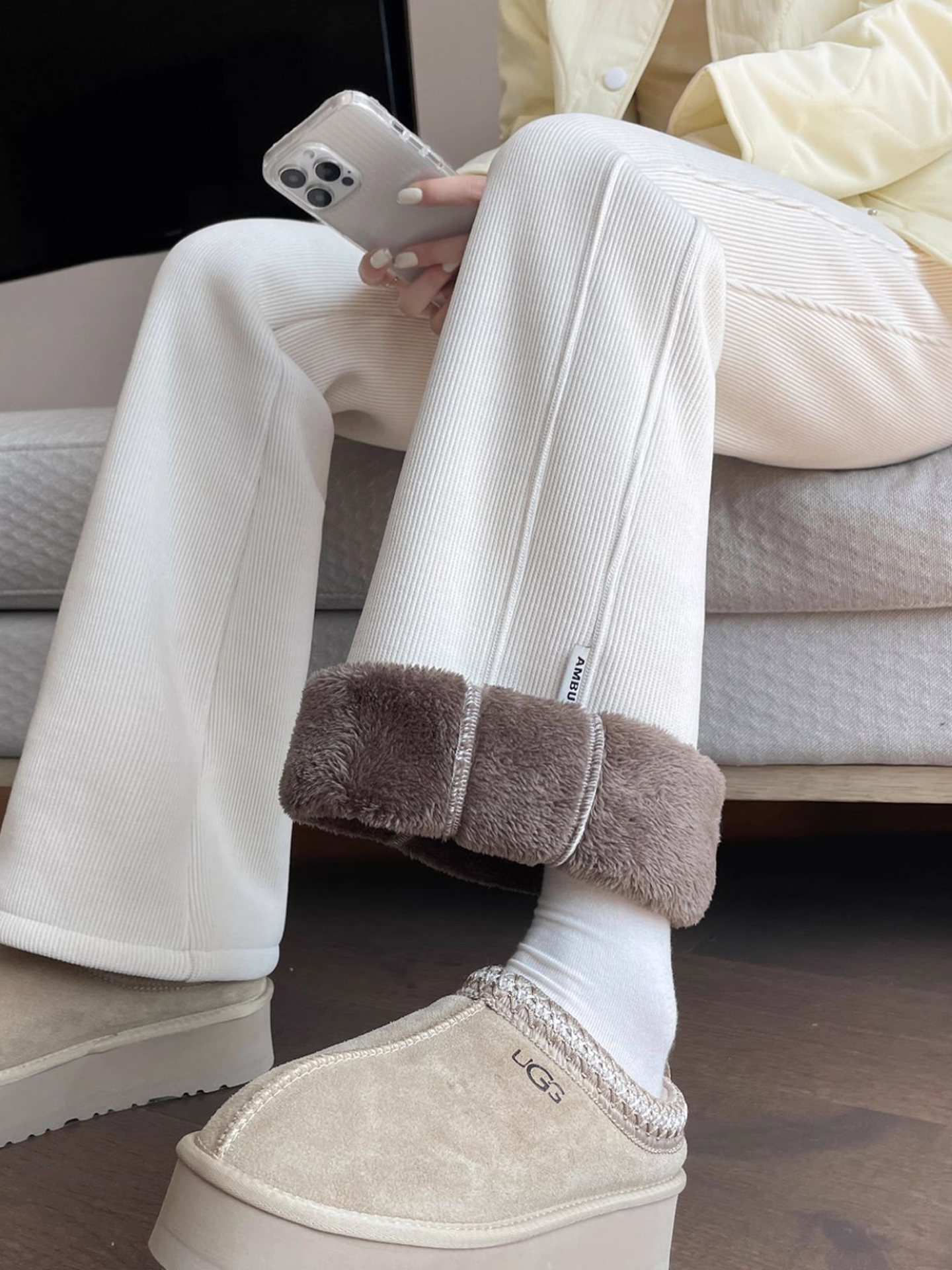 Lamb Velvet Thickened Women's  - Corduroy Pant Warm incelemesi ve fiyatı