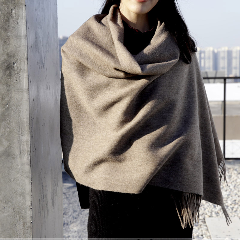 Wool Winter Scarf Women Fashio - Shawl Wrap Winter incelemesi ve fiyatı