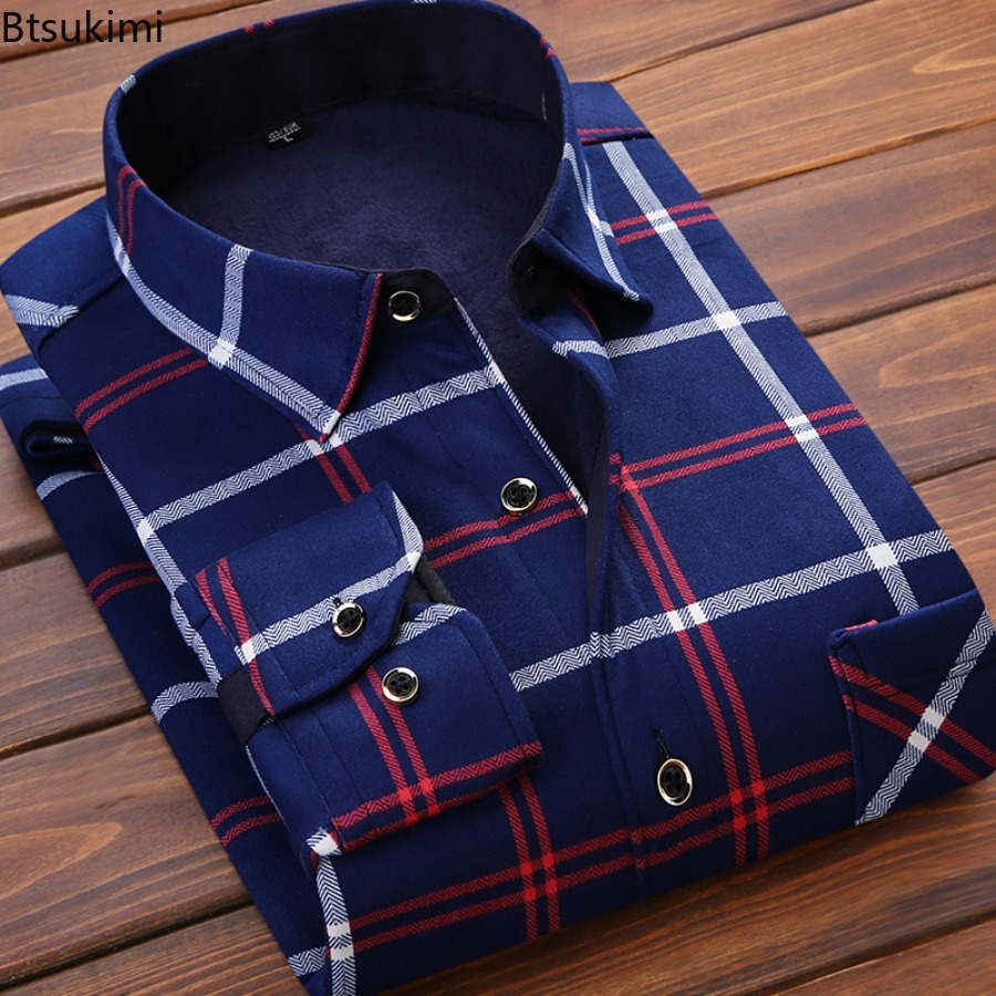 Flannel Men Shirt 2026 Autumn  - Flannel Shirt Lined incelemesi ve fiyatı